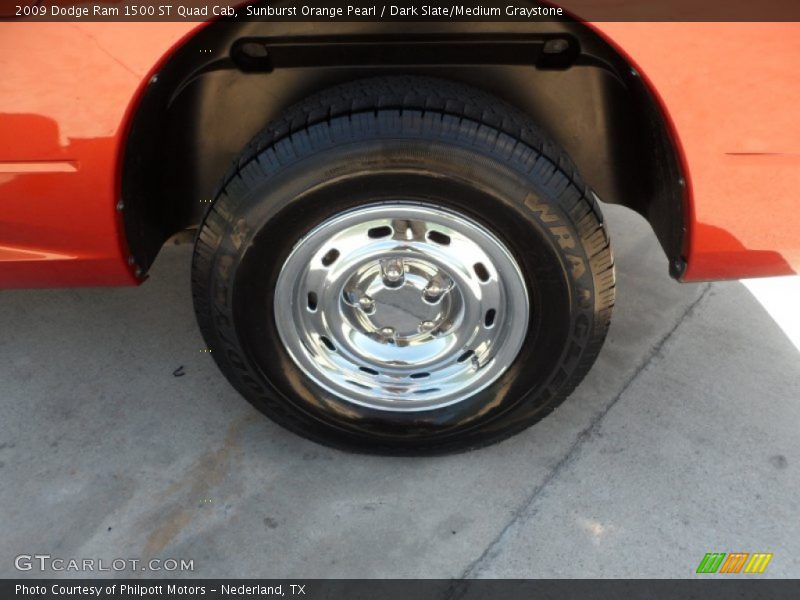 Sunburst Orange Pearl / Dark Slate/Medium Graystone 2009 Dodge Ram 1500 ST Quad Cab