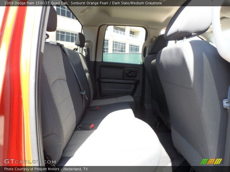 Sunburst Orange Pearl / Dark Slate/Medium Graystone 2009 Dodge Ram 1500 ST Quad Cab