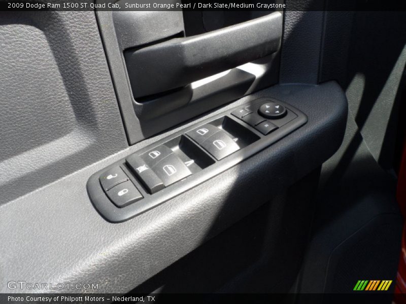Sunburst Orange Pearl / Dark Slate/Medium Graystone 2009 Dodge Ram 1500 ST Quad Cab