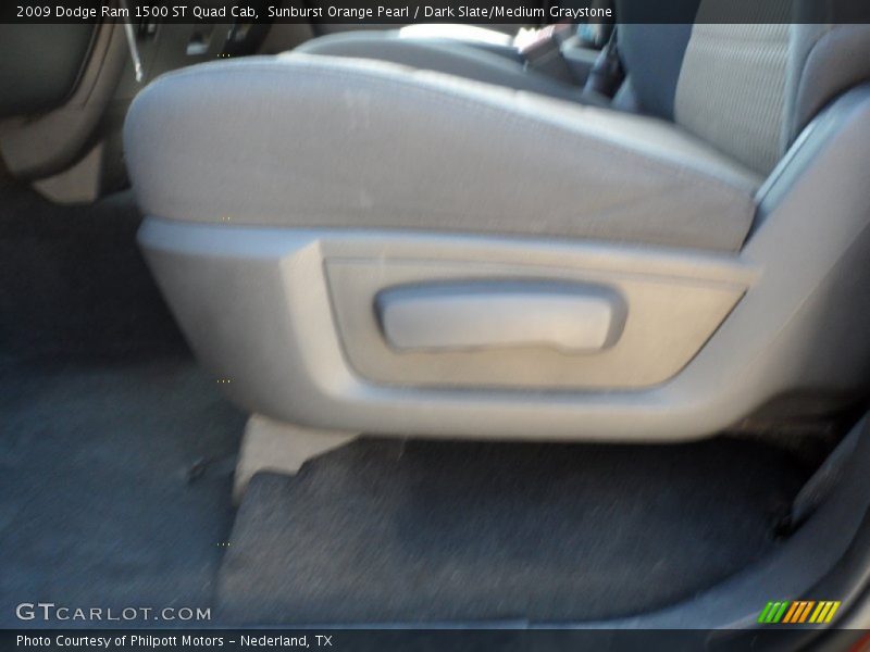 Sunburst Orange Pearl / Dark Slate/Medium Graystone 2009 Dodge Ram 1500 ST Quad Cab
