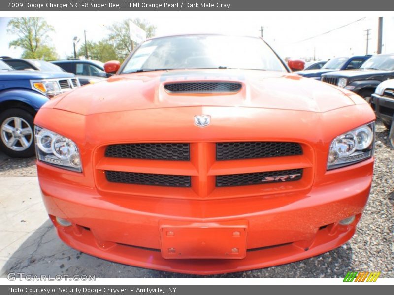 HEMI Orange Pearl / Dark Slate Gray 2009 Dodge Charger SRT-8 Super Bee