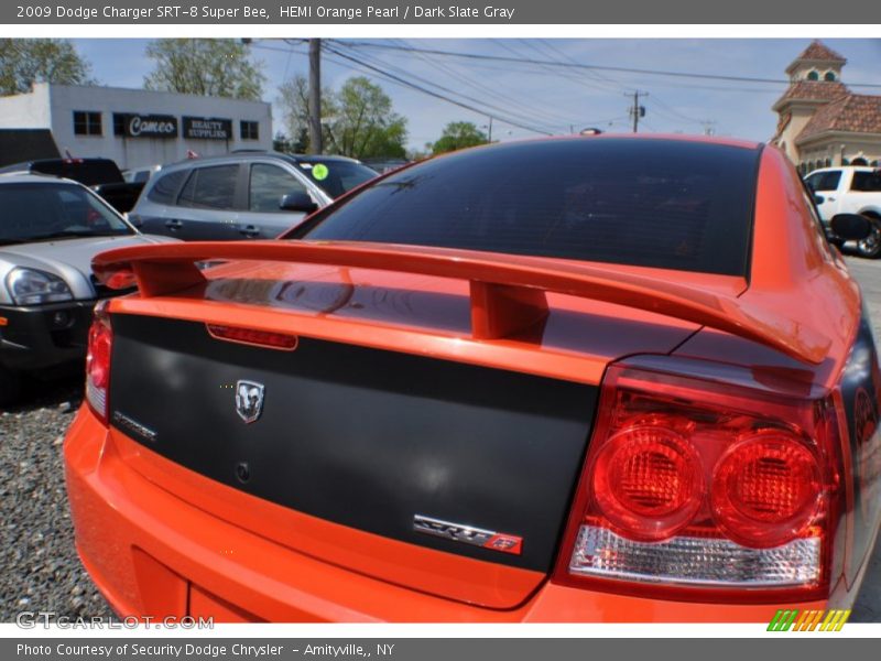 HEMI Orange Pearl / Dark Slate Gray 2009 Dodge Charger SRT-8 Super Bee
