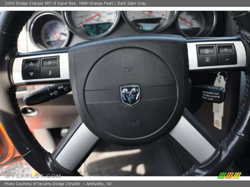 HEMI Orange Pearl / Dark Slate Gray 2009 Dodge Charger SRT-8 Super Bee