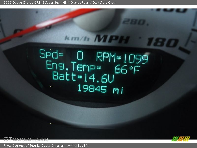 HEMI Orange Pearl / Dark Slate Gray 2009 Dodge Charger SRT-8 Super Bee