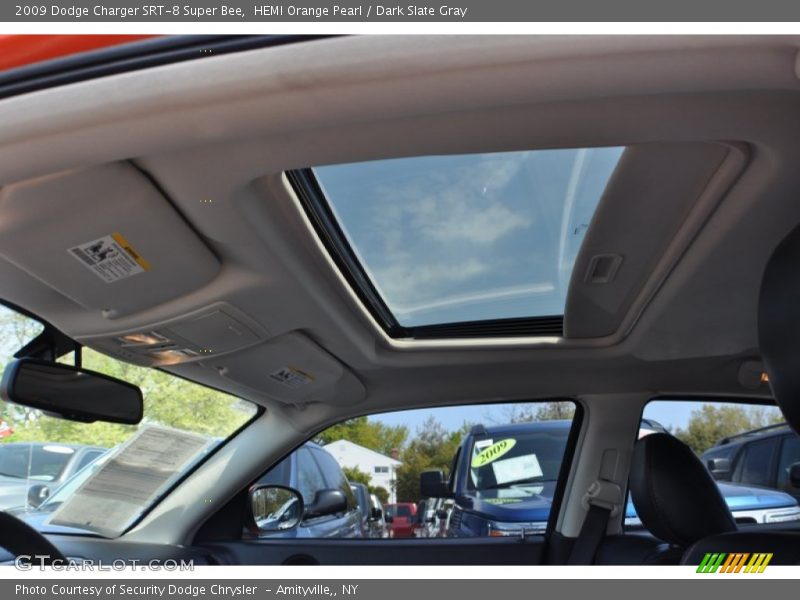 HEMI Orange Pearl / Dark Slate Gray 2009 Dodge Charger SRT-8 Super Bee