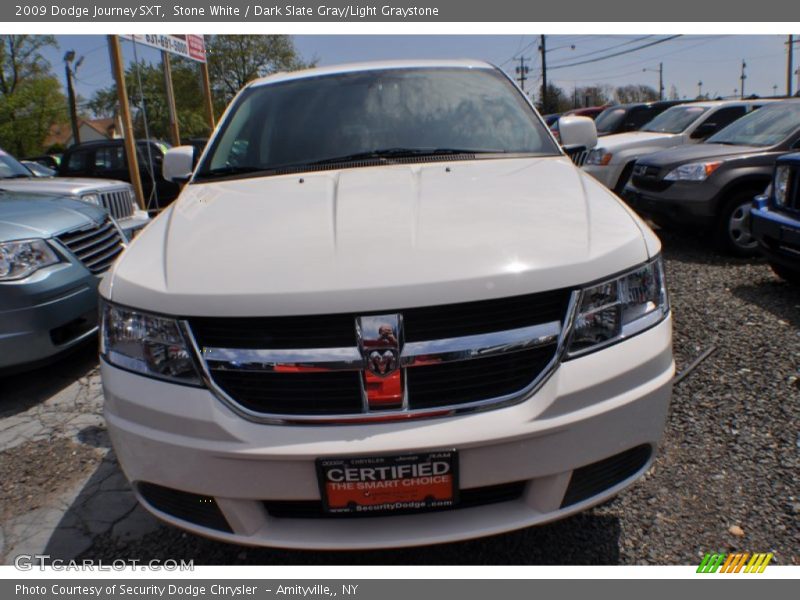 Stone White / Dark Slate Gray/Light Graystone 2009 Dodge Journey SXT