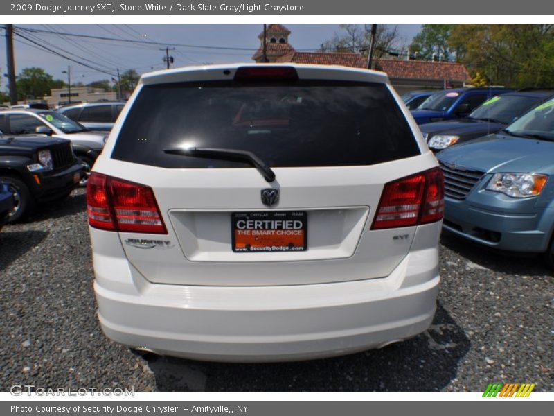 Stone White / Dark Slate Gray/Light Graystone 2009 Dodge Journey SXT