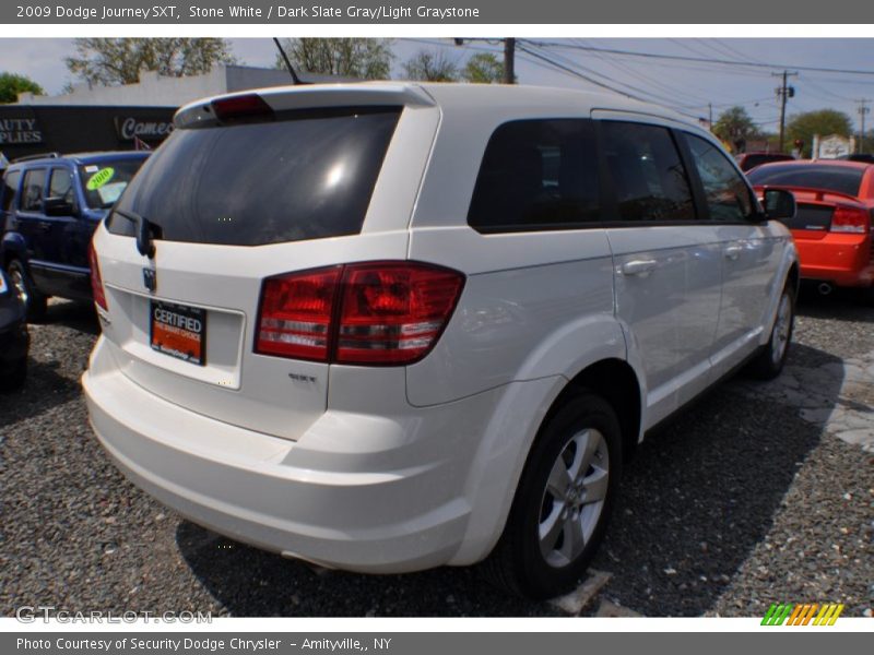 Stone White / Dark Slate Gray/Light Graystone 2009 Dodge Journey SXT