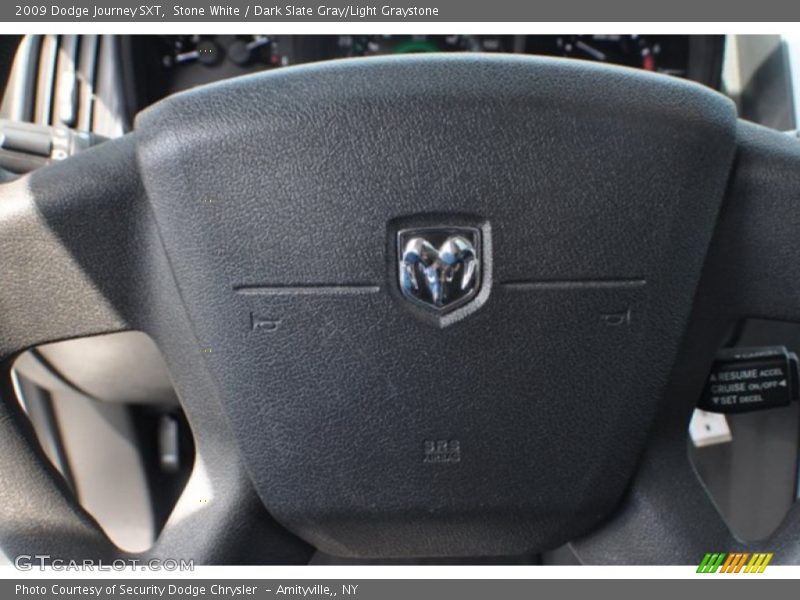 Stone White / Dark Slate Gray/Light Graystone 2009 Dodge Journey SXT