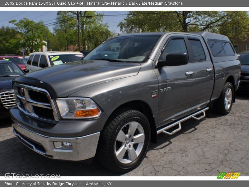 Mineral Gray Metallic / Dark Slate/Medium Graystone 2009 Dodge Ram 1500 SLT Quad Cab 4x4