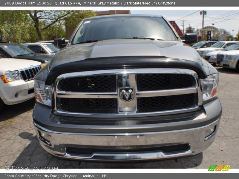 Mineral Gray Metallic / Dark Slate/Medium Graystone 2009 Dodge Ram 1500 SLT Quad Cab 4x4