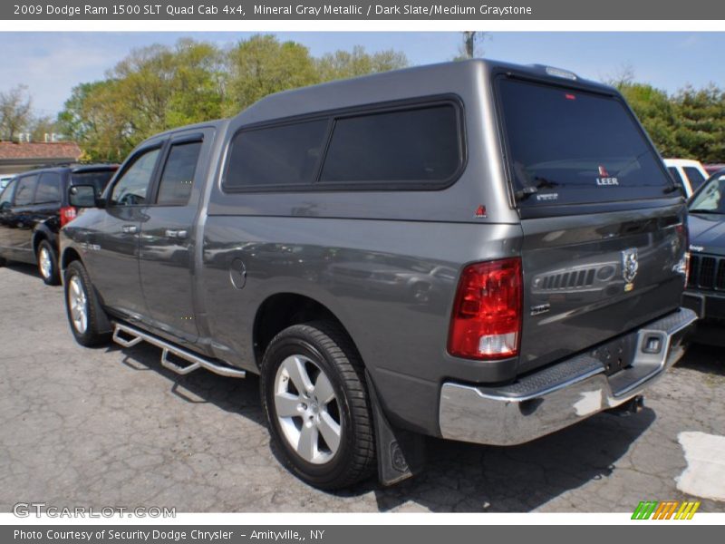 Mineral Gray Metallic / Dark Slate/Medium Graystone 2009 Dodge Ram 1500 SLT Quad Cab 4x4