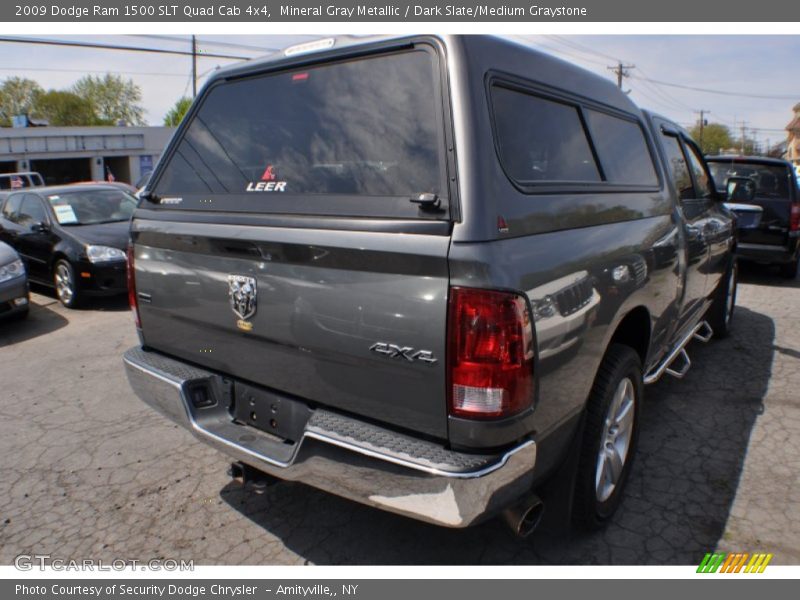 Mineral Gray Metallic / Dark Slate/Medium Graystone 2009 Dodge Ram 1500 SLT Quad Cab 4x4