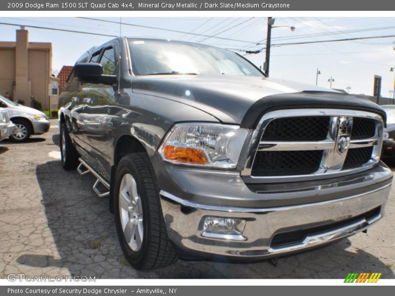 Mineral Gray Metallic / Dark Slate/Medium Graystone 2009 Dodge Ram 1500 SLT Quad Cab 4x4