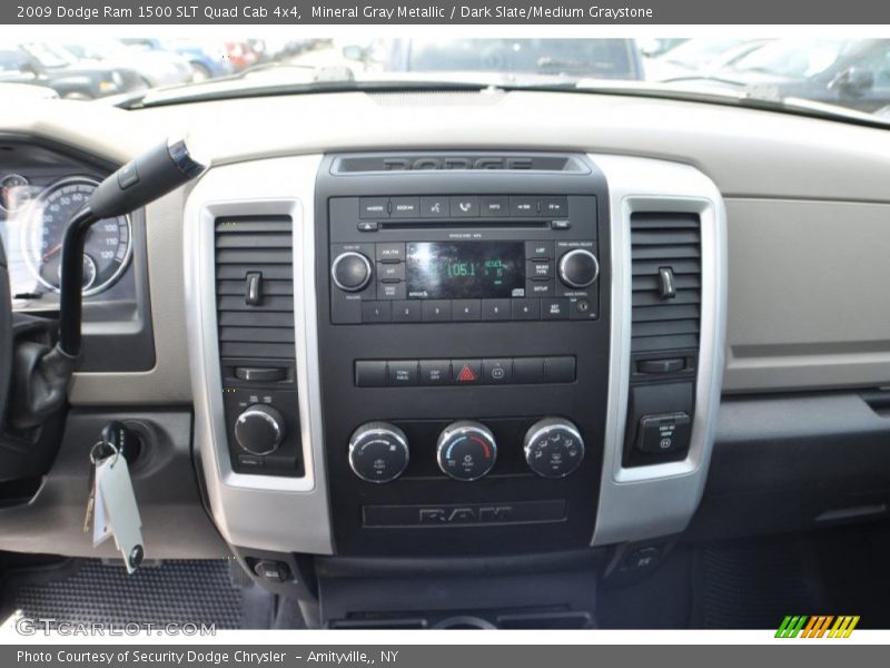Mineral Gray Metallic / Dark Slate/Medium Graystone 2009 Dodge Ram 1500 SLT Quad Cab 4x4
