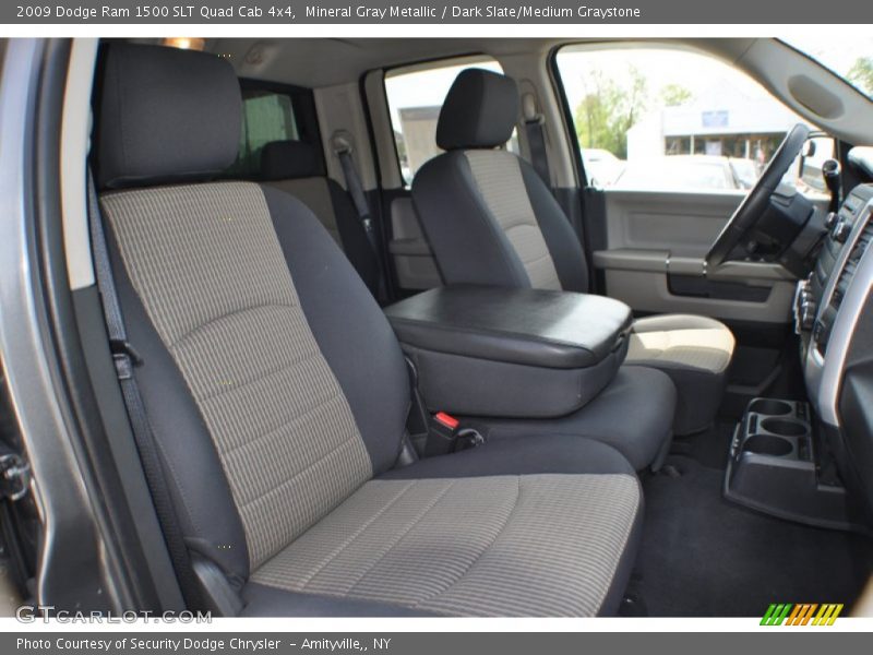 Mineral Gray Metallic / Dark Slate/Medium Graystone 2009 Dodge Ram 1500 SLT Quad Cab 4x4