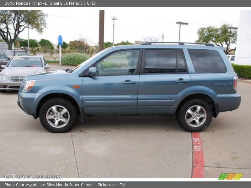 Steel Blue Metallic / Gray 2006 Honda Pilot EX-L