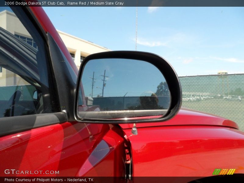 Flame Red / Medium Slate Gray 2006 Dodge Dakota ST Club Cab