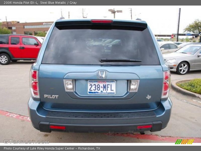 Steel Blue Metallic / Gray 2006 Honda Pilot EX-L