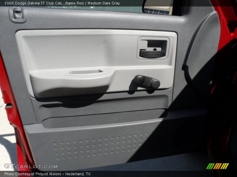 Flame Red / Medium Slate Gray 2006 Dodge Dakota ST Club Cab