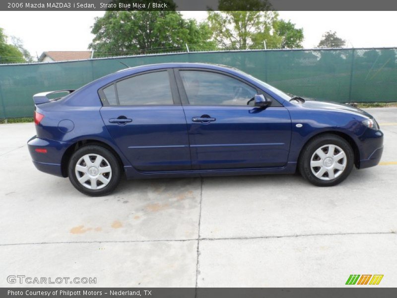 Strato Blue Mica / Black 2006 Mazda MAZDA3 i Sedan