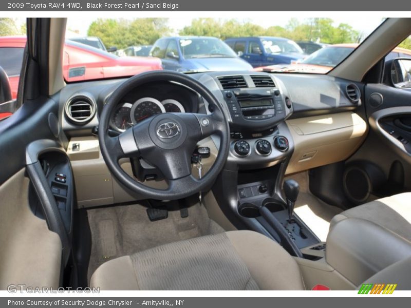 Black Forest Pearl / Sand Beige 2009 Toyota RAV4 4WD