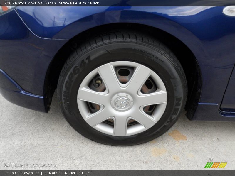 Strato Blue Mica / Black 2006 Mazda MAZDA3 i Sedan
