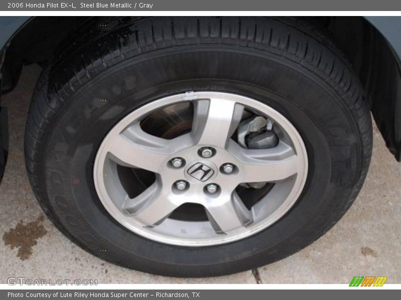 Steel Blue Metallic / Gray 2006 Honda Pilot EX-L