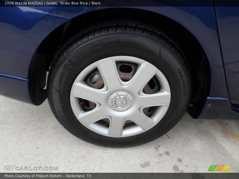 Strato Blue Mica / Black 2006 Mazda MAZDA3 i Sedan
