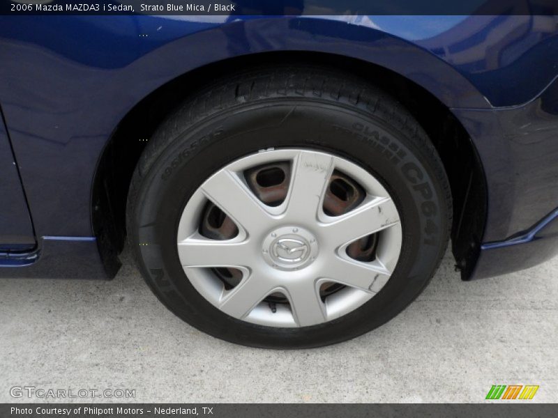 Strato Blue Mica / Black 2006 Mazda MAZDA3 i Sedan