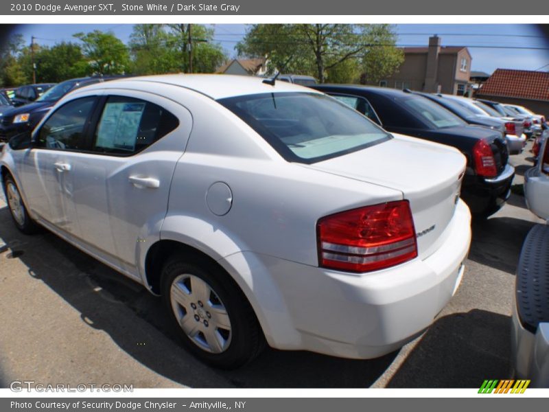 Stone White / Dark Slate Gray 2010 Dodge Avenger SXT