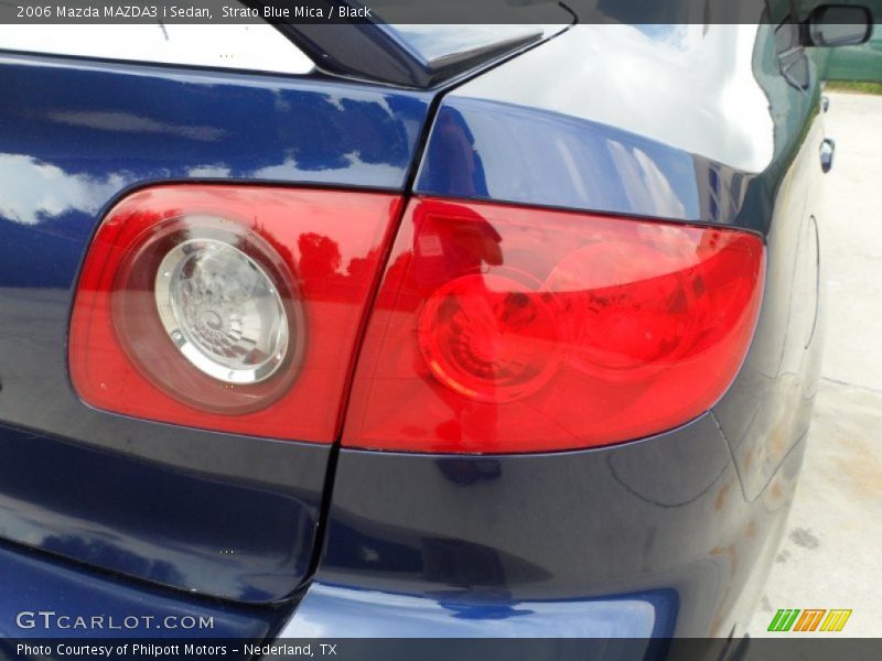 Strato Blue Mica / Black 2006 Mazda MAZDA3 i Sedan