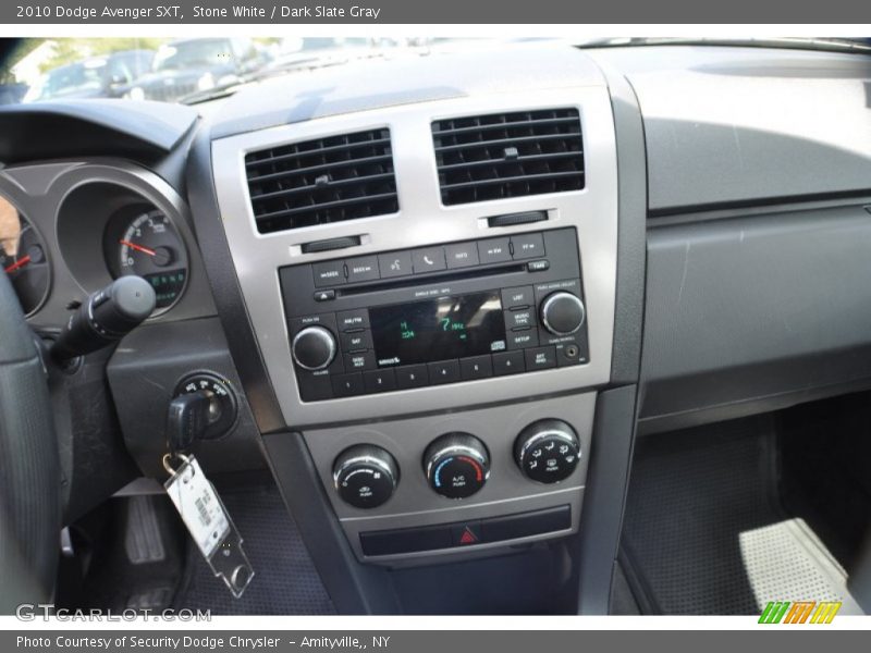 Stone White / Dark Slate Gray 2010 Dodge Avenger SXT