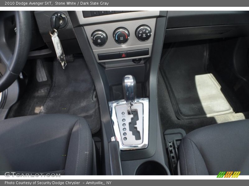 Stone White / Dark Slate Gray 2010 Dodge Avenger SXT