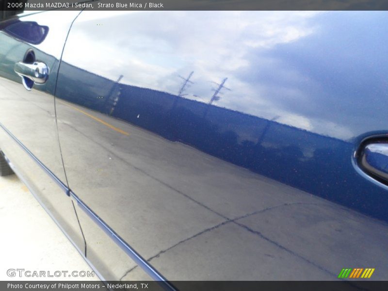 Strato Blue Mica / Black 2006 Mazda MAZDA3 i Sedan