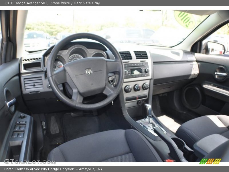 Stone White / Dark Slate Gray 2010 Dodge Avenger SXT