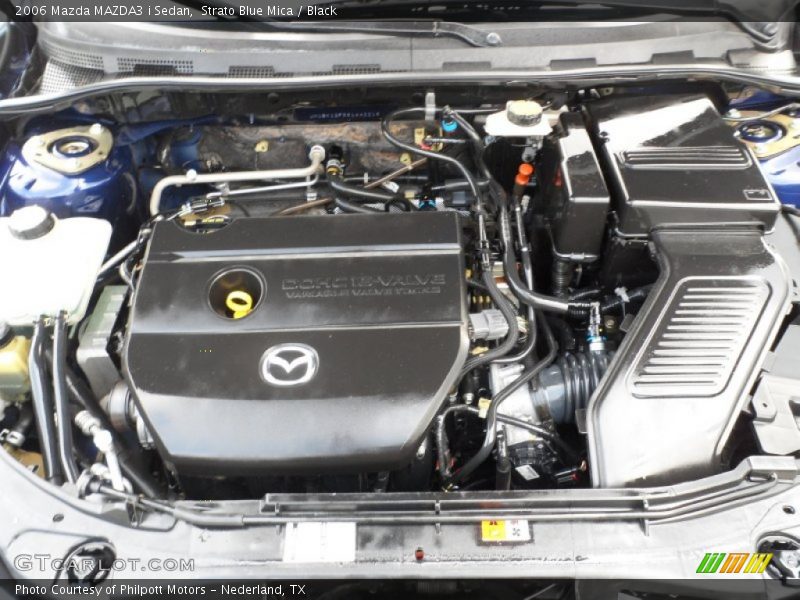 Strato Blue Mica / Black 2006 Mazda MAZDA3 i Sedan