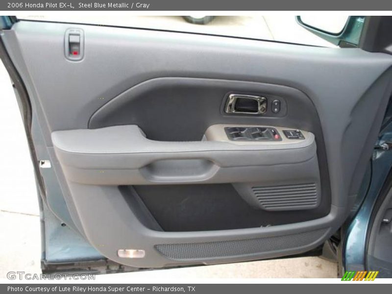 Steel Blue Metallic / Gray 2006 Honda Pilot EX-L