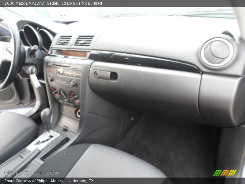 Strato Blue Mica / Black 2006 Mazda MAZDA3 i Sedan