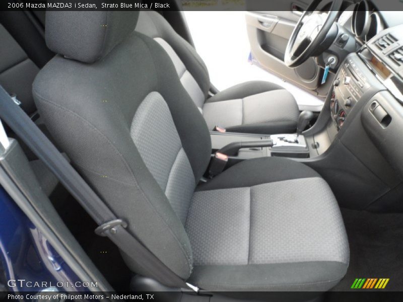Strato Blue Mica / Black 2006 Mazda MAZDA3 i Sedan