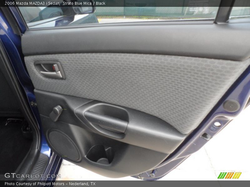 Strato Blue Mica / Black 2006 Mazda MAZDA3 i Sedan