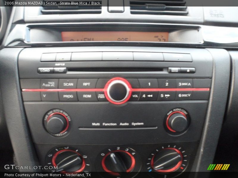 Strato Blue Mica / Black 2006 Mazda MAZDA3 i Sedan