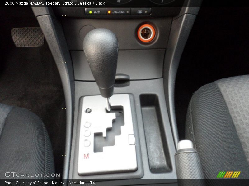 Strato Blue Mica / Black 2006 Mazda MAZDA3 i Sedan