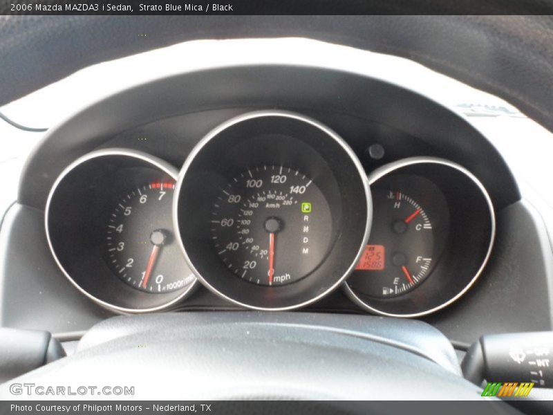 Strato Blue Mica / Black 2006 Mazda MAZDA3 i Sedan