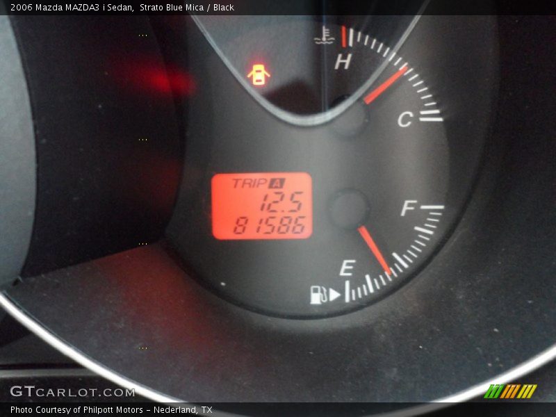 Strato Blue Mica / Black 2006 Mazda MAZDA3 i Sedan