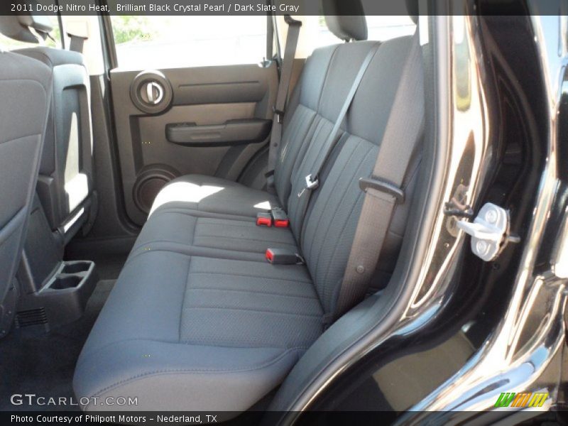 Brilliant Black Crystal Pearl / Dark Slate Gray 2011 Dodge Nitro Heat