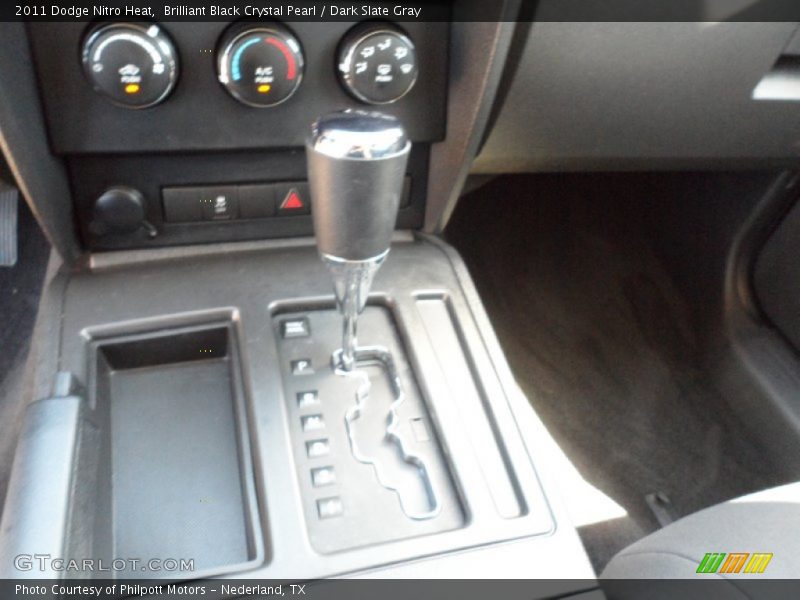 Brilliant Black Crystal Pearl / Dark Slate Gray 2011 Dodge Nitro Heat