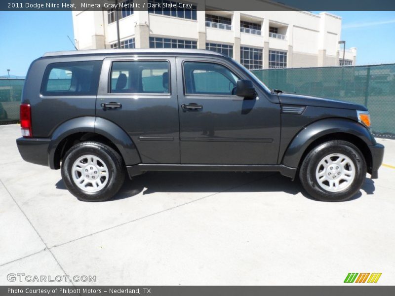 Mineral Gray Metallic / Dark Slate Gray 2011 Dodge Nitro Heat
