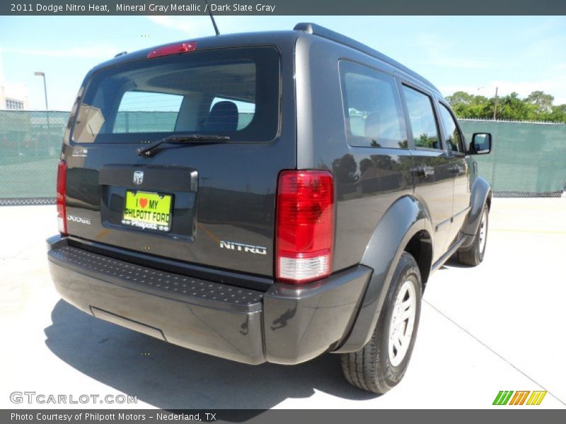 Mineral Gray Metallic / Dark Slate Gray 2011 Dodge Nitro Heat