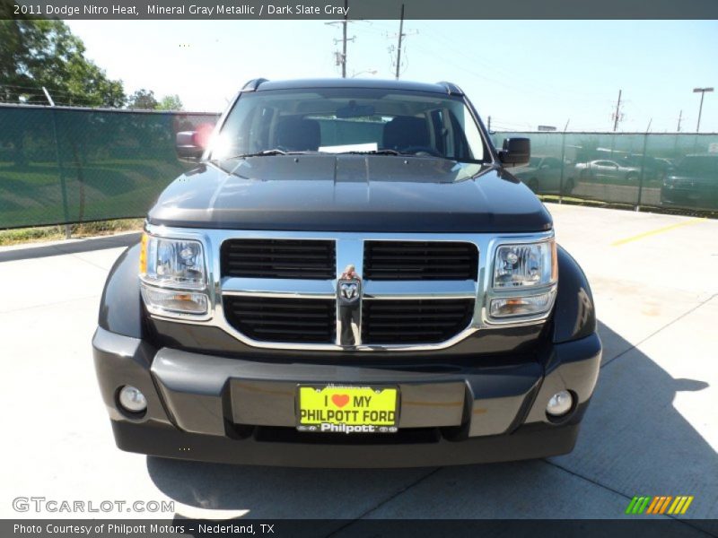 Mineral Gray Metallic / Dark Slate Gray 2011 Dodge Nitro Heat